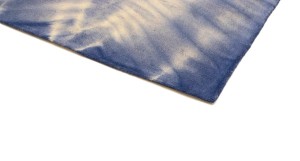 Purple-navy Tie-Dye 5X8 Hand-Tufted Modern Rug