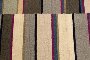 Multicolored Stripes 5X8 Hand-Tufted Modern Rug