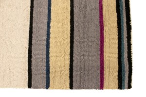 Multicolored Stripes 5X8 Hand-Tufted Modern Rug