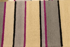 Multicolored Stripes 5X8 Hand-Tufted Modern Rug