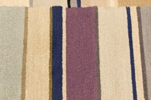 Multicolored Stripes 5X8 Hand-Tufted Modern Rug