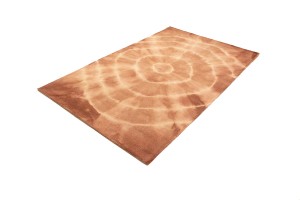 Rust Tie-Dye 5X8 Hand-Tufted Modern Rug