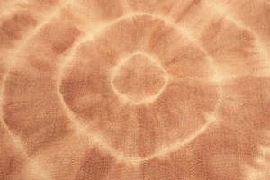 Rust Tie-Dye 5X8 Hand-Tufted Modern Rug