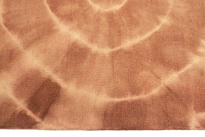 Rust Tie-Dye 5X8 Hand-Tufted Modern Rug