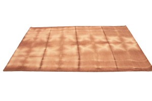 Rust Tie-Dye 5X8 Hand-Tufted Modern Rug