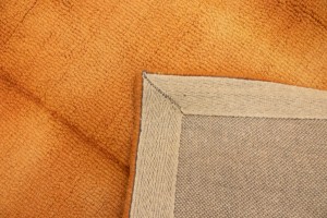 Solar Orange Tie-Dye 5X8 Hand-Tufted Modern Rug