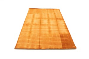 Solar Orange Tie-Dye 5X8 Hand-Tufted Modern Rug