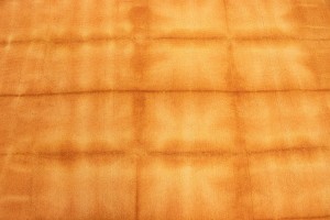 Solar Orange Tie-Dye 5X8 Hand-Tufted Modern Rug