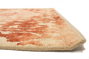 Rust Abstract 5X8 Hand-Tufted Modern Rug