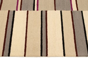 Multicolored Stripes 5X8 Hand-Tufted Modern Rug