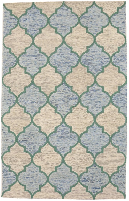 Multicolored Trellis 5X8 Hand-Tufted Modern Rug