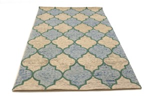 Multicolored Trellis 5X8 Hand-Tufted Modern Rug