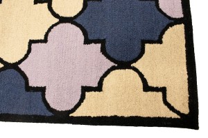Multicolored Trellis 5X8 Hand-Tufted Modern Rug