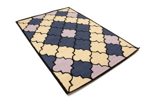 Multicolored Trellis 5X8 Hand-Tufted Modern Rug