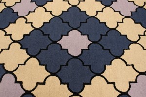 Multicolored Trellis 5X8 Hand-Tufted Modern Rug