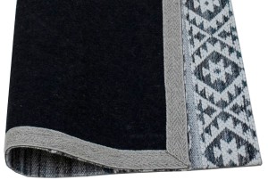 Multicolored Geometric Stripes 2X3 Hand-Tufted Modern Rug