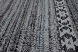 Multicolored Geometric Stripes 2X3 Hand-Tufted Modern Rug