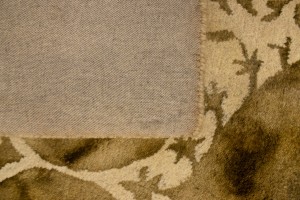Cream & Brown Abstract 5X8 Hand-Tufted Modern Rug