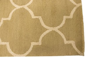 Beige Trellis 5X8 Hand-Tufted Modern Rug