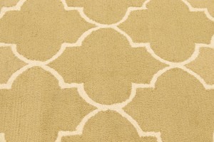 Beige Trellis 5X8 Hand-Tufted Modern Rug