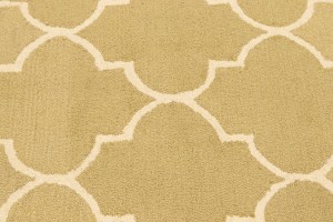 Beige Trellis 5X8 Hand-Tufted Modern Rug