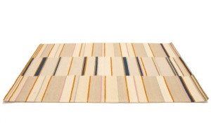 Multicolored Stripes 5X8 Hand-Tufted Modern Rug