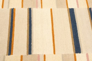Multicolored Stripes 5X8 Hand-Tufted Modern Rug
