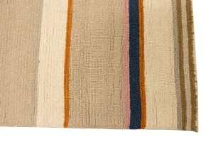 Multicolored Stripes 5X8 Hand-Tufted Modern Rug