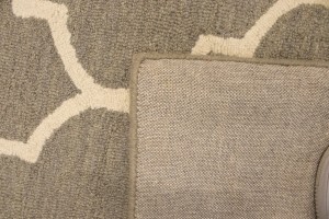 Pastel Brown Trellis 5X8 Hand-Tufted Modern Rug