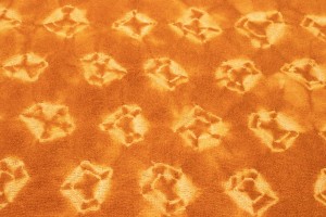 Solar Orange Tie-Dye 5X8 Hand-Tufted Modern Rug