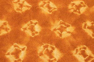 Solar Orange Tie-Dye 5X8 Hand-Tufted Modern Rug