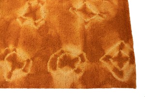 Solar Orange Tie-Dye 5X8 Hand-Tufted Modern Rug