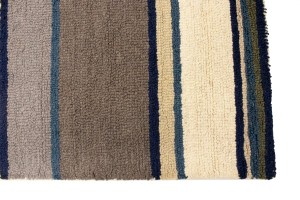 Multicolored Stripes 5X8 Hand-Tufted Modern Rug