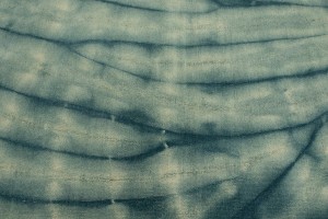 Dark Teal Tie-Dye 5X8 Hand-Tufted Modern Rug
