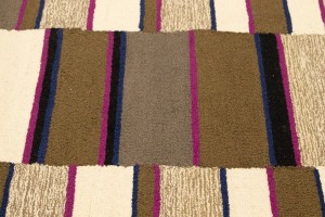 Beige & Fuchsia Trellis 5X8 Hand-Tufted Modern Rug