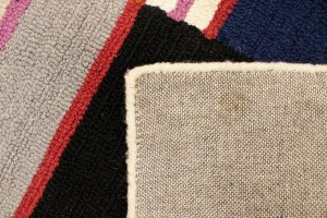 Multicolored Stripes 5X8 Hand-Tufted Modern Rug