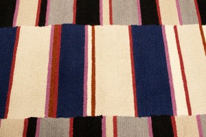 Multicolored Stripes 5X8 Hand-Tufted Modern Rug