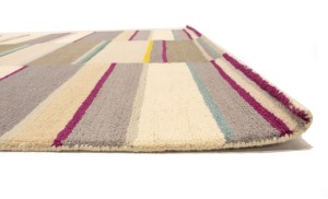 Multicolored Stripes 5X8 Hand-Tufted Modern Rug