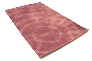 Deep Blush Tie-Dye 5X8 Hand-Tufted Modern Rug