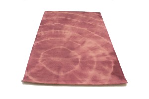 Deep Blush Tie-Dye 5X8 Hand-Tufted Modern Rug