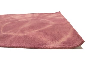 Deep Blush Tie-Dye 5X8 Hand-Tufted Modern Rug
