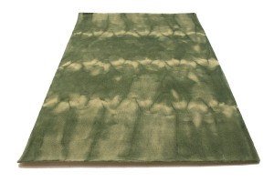 Green Tie-Dye 5X8 Hand-Tufted Modern Rug