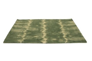 Green Tie-Dye 5X8 Hand-Tufted Modern Rug