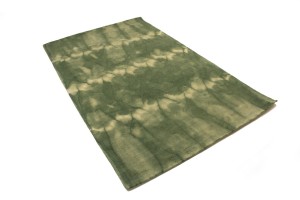 Green Tie-Dye 5X8 Hand-Tufted Modern Rug
