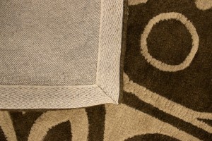 Brown & Beige Floral 5X8 Hand-Tufted Modern Rug