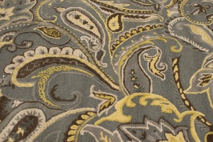 Gray Floral 5X8 Hand-Tufted Modern Rug