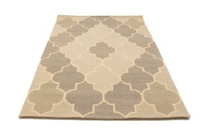 Multicolored Trellis 5X8 Hand-Tufted Modern Rug