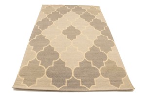 Multicolored Trellis 5X8 Hand-Tufted Modern Rug