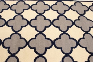 Multicolored Trellis 5X8 Hand-Tufted Modern Rug