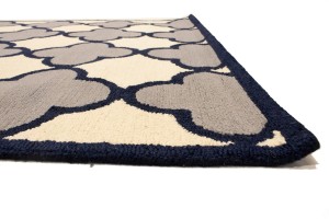 Multicolored Trellis 5X8 Hand-Tufted Modern Rug